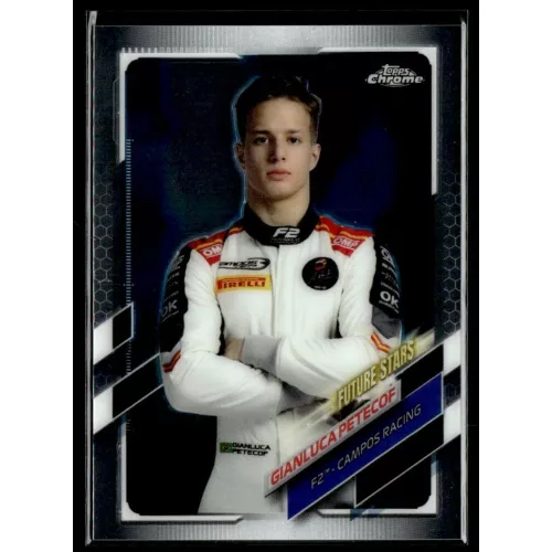 2021 Topps Chrome Formula 1 F2 RACERS FUTURE STARS #65 Gianluca Petecof
