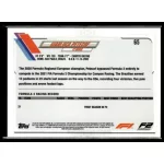 2021 Topps Chrome Formula 1 F2 RACERS FUTURE STARS #65 Gianluca Petecof