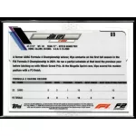 2021 Topps Chrome Formula 1 F2 RACERS FUTURE STARS #69 Jüri Vips