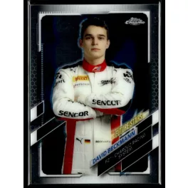   2021 Topps Chrome Formula 1 F2 RACERS FUTURE STARS #70 David Beckmann