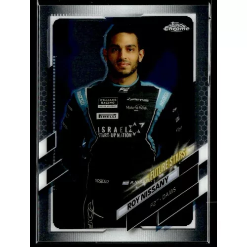 2021 Topps Chrome Formula 1 F2 RACERS FUTURE STARS #72 Roy Nissany