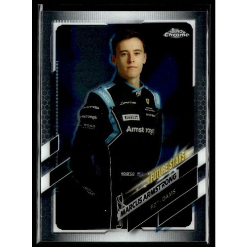 2021 Topps Chrome Formula 1 F2 RACERS FUTURE STARS #73 Marcus Armstrong