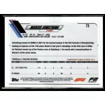 2021 Topps Chrome Formula 1 F2 RACERS FUTURE STARS #73 Marcus Armstrong