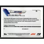 2021 Topps Chrome Formula 1 F2 RACERS FUTURE STARS #76 Bent Viscaal