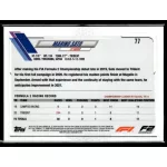 2021 Topps Chrome Formula 1 F2 RACERS FUTURE STARS #77 Marino Sato