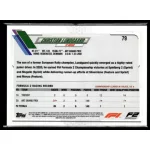 2021 Topps Chrome Formula 1 F2 RACERS FUTURE STARS #79 Christian Lundgaard