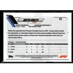 2021 Topps Chrome Formula 1 F1 CREW #83 Mattia Binotto