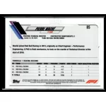 2021 Topps Chrome Formula 1 F1 CREW #85 Pierre Waché