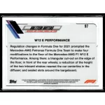 2021 Topps Chrome Formula 1 F1 CARS #97 Valtteri Bottas