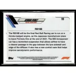 2021 Topps Chrome Formula 1 F1 CARS #99 Sergio Perez
