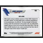 2021 Topps Chrome Formula 1 F1 CARS #100 Daniel Ricciardo
