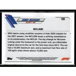 2021 Topps Chrome Formula 1 F1 CARS #100 Daniel Ricciardo