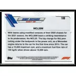 2021 Topps Chrome Formula 1 F1 CARS #100 Daniel Ricciardo