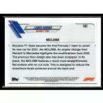 2021 Topps Chrome Formula 1 F1 CARS #101 Lando Norris