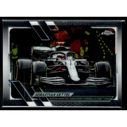 2021 Topps Chrome Formula 1 F1 CARS #102 Sebastian Vettel