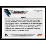 2021 Topps Chrome Formula 1 F1 CARS #102 Sebastian Vettel