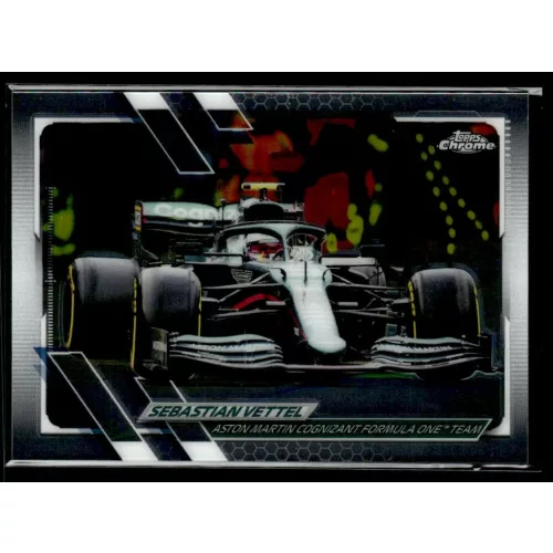 2021 Topps Chrome Formula 1 F1 CARS #102 Sebastian Vettel