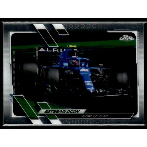 2021 Topps Chrome Formula 1 F1 CARS #105 Esteban Ocon