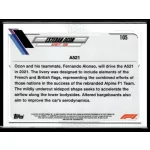 2021 Topps Chrome Formula 1 F1 CARS #105 Esteban Ocon
