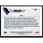 2021 Topps Chrome Formula 1 F1 CARS #107 Carlos Sainz