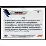 2021 Topps Chrome Formula 1 F1 CARS #108 Pierre Gasly