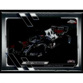 2021 Topps Chrome Formula 1 F1 CARS #109 Yuki Tsunoda