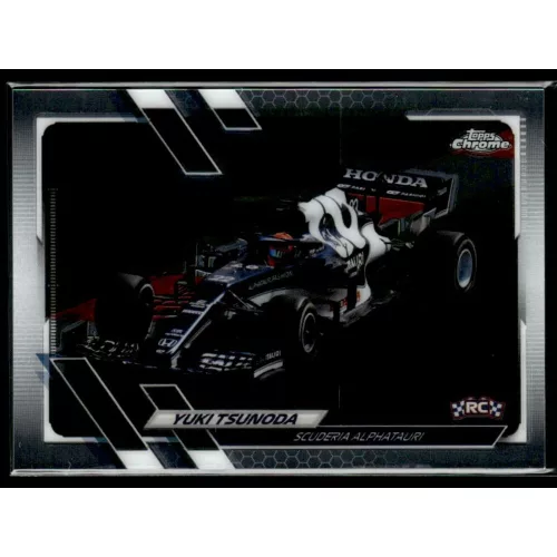 2021 Topps Chrome Formula 1 F1 CARS #109 Yuki Tsunoda