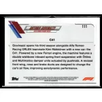 2021 Topps Chrome Formula 1 F1 CARS #111 Antonio Giovinazzi