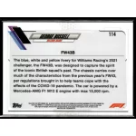 2021 Topps Chrome Formula 1 F1 CARS #114 George Russell