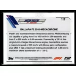 2021 Topps Chrome Formula 1 F2 CARS #117 Oscar Piastri