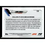 2021 Topps Chrome Formula 1 F2 CARS #120 Lirim Zendeli