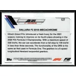 2021 Topps Chrome Formula 1 F2 CARS #127 Jüri Vips