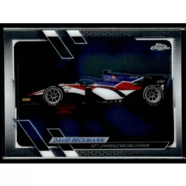 2021 Topps Chrome Formula 1 F2 CARS #128 David Beckmann
