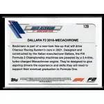 2021 Topps Chrome Formula 1 F2 CARS #128 David Beckmann