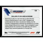 2021 Topps Chrome Formula 1 F2 CARS #128 David Beckmann