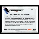 2021 Topps Chrome Formula 1 F2 CARS #131 Marcus Armstrong