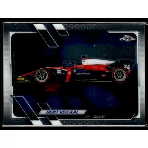 2021 Topps Chrome Formula 1 F2 CARS #135 Bent Viscaal