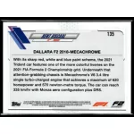 2021 Topps Chrome Formula 1 F2 CARS #135 Bent Viscaal