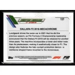 2021 Topps Chrome Formula 1 F2 CARS #137 Christian Lundgaard
