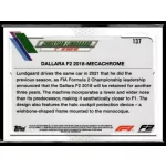 2021 Topps Chrome Formula 1 F2 CARS #137 Christian Lundgaard