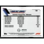 2021 Topps Chrome Formula 1 GRAND PRIX WINNERS #138 Valtteri Bottas
