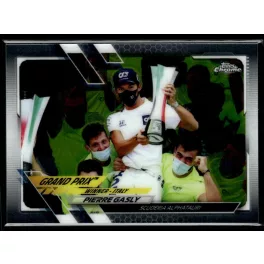   2021 Topps Chrome Formula 1 GRAND PRIX WINNERS #145 Pierre Gasly