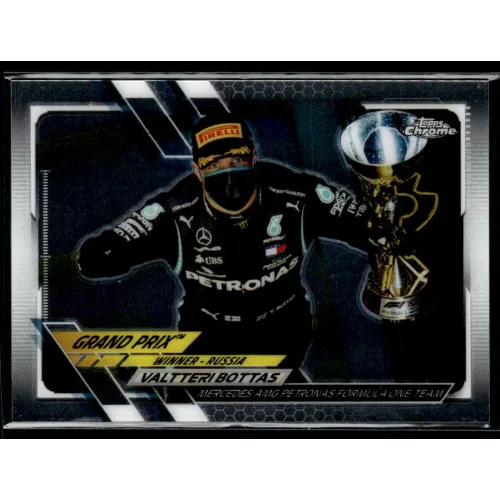 2021 Topps Chrome Formula 1 GRAND PRIX WINNERS #147 Valtteri Bottas