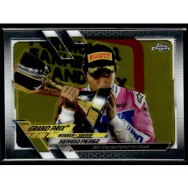   2021 Topps Chrome Formula 1 GRAND PRIX WINNERS #153 Sergio Perez