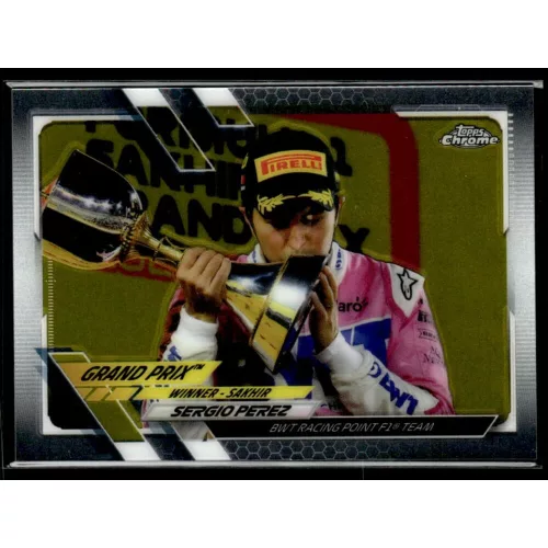 2021 Topps Chrome Formula 1 GRAND PRIX WINNERS #153 Sergio Perez