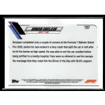 2021 Topps Chrome Formula 1 GRAND PRIX DRIVER OF THE DAY #157 Romain Grosjean
