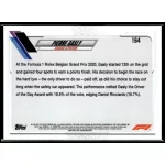 2021 Topps Chrome Formula 1 GRAND PRIX DRIVER OF THE DAY #164 Pierre Gasly