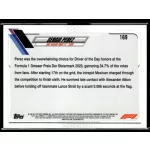 2021 Topps Chrome Formula 1 GRAND PRIX DRIVER OF THE DAY #169 Sergio Perez