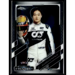   2021 Topps Chrome Formula 1 F1 FRESHEST TRUE ROOKIES #173 Yuki Tsunoda