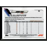 2021 Topps Chrome Formula 1  #46 Sergio Perez